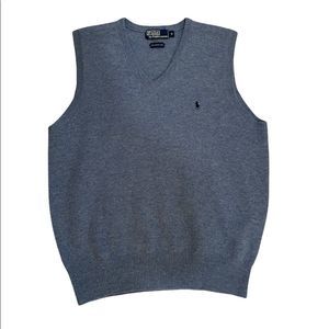 POLO Ralph Lauren vest 100% lambs wool men’s size medium